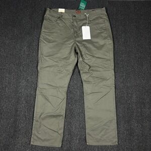 Red‎ Ale by Alesbury Bedford Cord Pants Mens 38x32 Green NWT Relaxed Fit Stretch